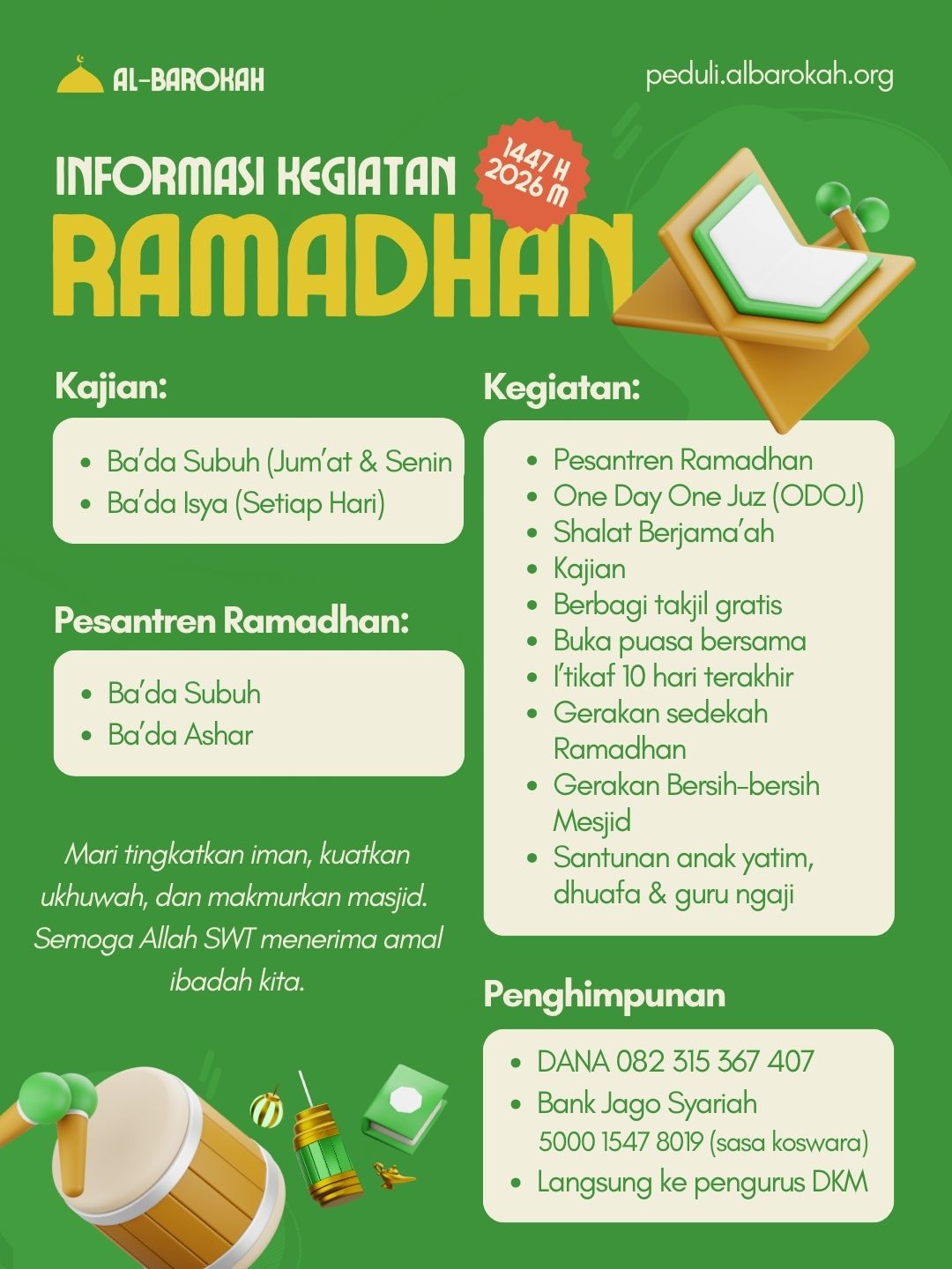 RAMADHAN 1447 H. / 2026 M.